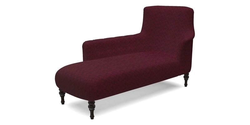 Anglesey LHF Chaise in RHS Gertrude Jekyll linen Cotton Blend Navy 