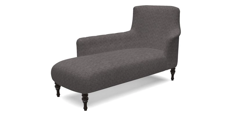 Anglesey LHF Chaise in RHS Gertrude Jekyll linen Cotton Blend Navy 