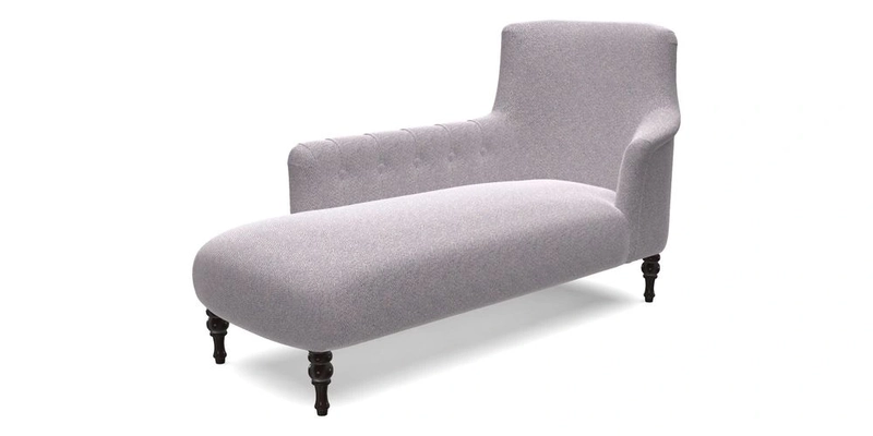Anglesey LHF Chaise in RHS Gertrude Jekyll linen Cotton Blend Navy 
