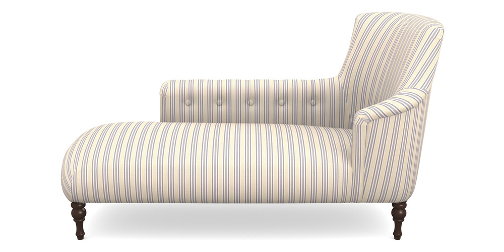 Product photograph of Anglesey Chaise Lhf In Cloth 22 - Racing Stripes Ayr - Blueberry from Sofas and Stuff Limited