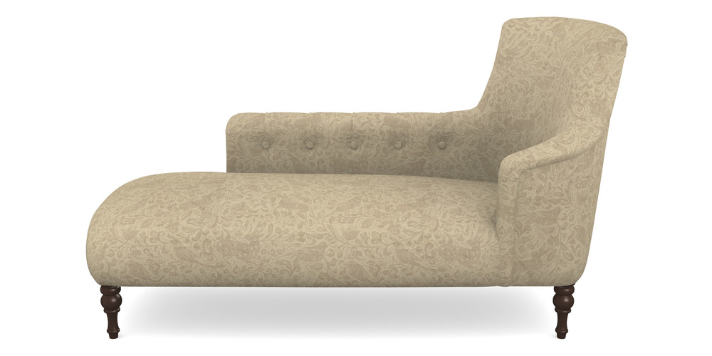 Product photograph of Anglesey Chaise Lhf In V A Drawn From Nature - Bird And Rabbit - Natural from Sofas and Stuff Limited