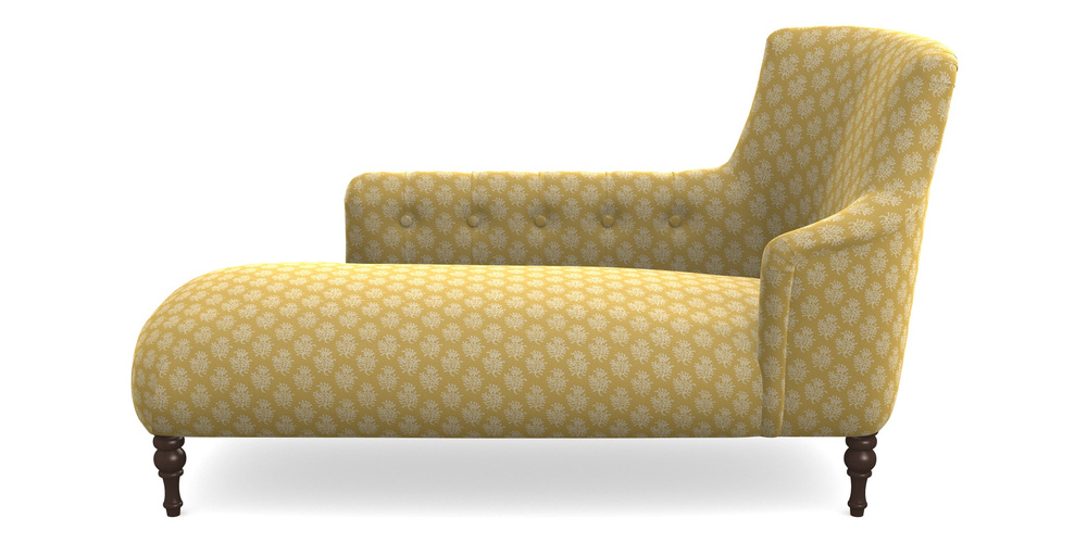 Product photograph of Anglesey Chaise Lhf In Cloth 21 - Coral 1 - Canary from Sofas and Stuff Limited