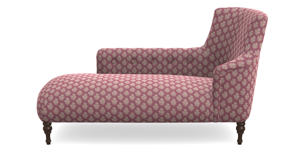 Product photograph of Anglesey Chaise Lhf In Cloth 21 - Coral 1 - Cassis from Sofas and Stuff Limited