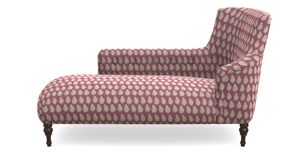 Product photograph of Anglesey Chaise Lhf In Cloth 21 - Oak Leaf - Cassis from Sofas and Stuff Limited