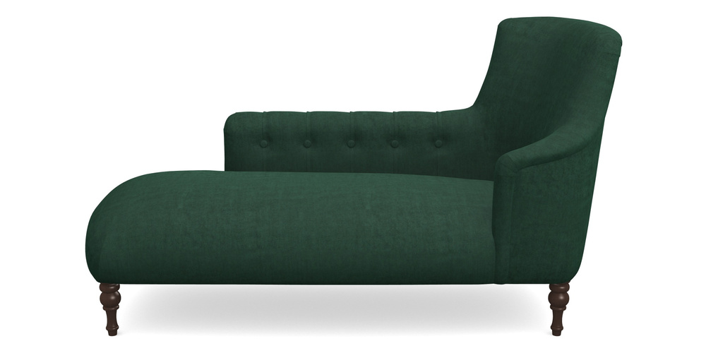 Product photograph of Anglesey Chaise Lhf In Clever Tough And Eco Velvet - Pine from Sofas and Stuff Limited