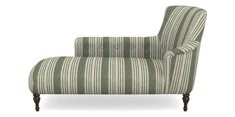 Product photograph of Anglesey Chaise Lhf In Cloth 22 - Bayadere - Courgette from Sofas and Stuff Limited