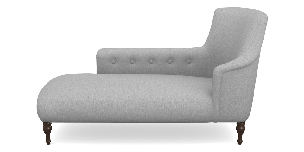 Product photograph of Anglesey Chaise Lhf In Easy Clean Plain - Silver from Sofas and Stuff Limited