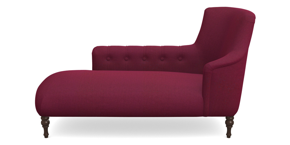 Product photograph of Anglesey Chaise Lhf In House Velvet - Claret from Sofas and Stuff Limited