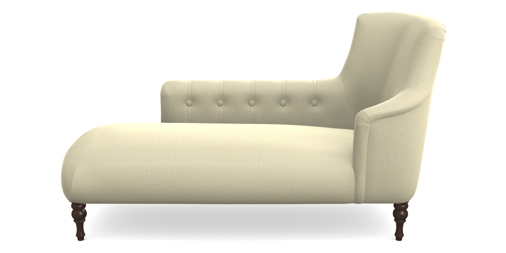 Product photograph of Anglesey Chaise Lhf In House Velvet - Latte from Sofas and Stuff Limited