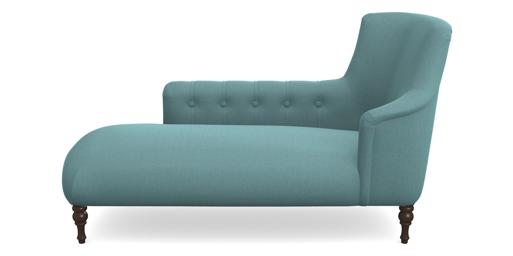 Product photograph of Anglesey Chaise Lhf In House Velvet - Wedgewood from Sofas and Stuff Limited