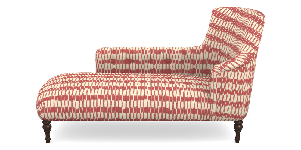 Product photograph of Anglesey Chaise Lhf In V A Brompton Collection - Ikat - Chilli from Sofas and Stuff Limited