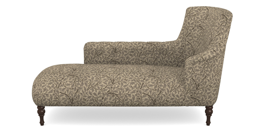 Product photograph of Anglesey Chaise Lhf In V A Drawn From Nature Collection - Oak Tree - Brown from Sofas and Stuff Limited