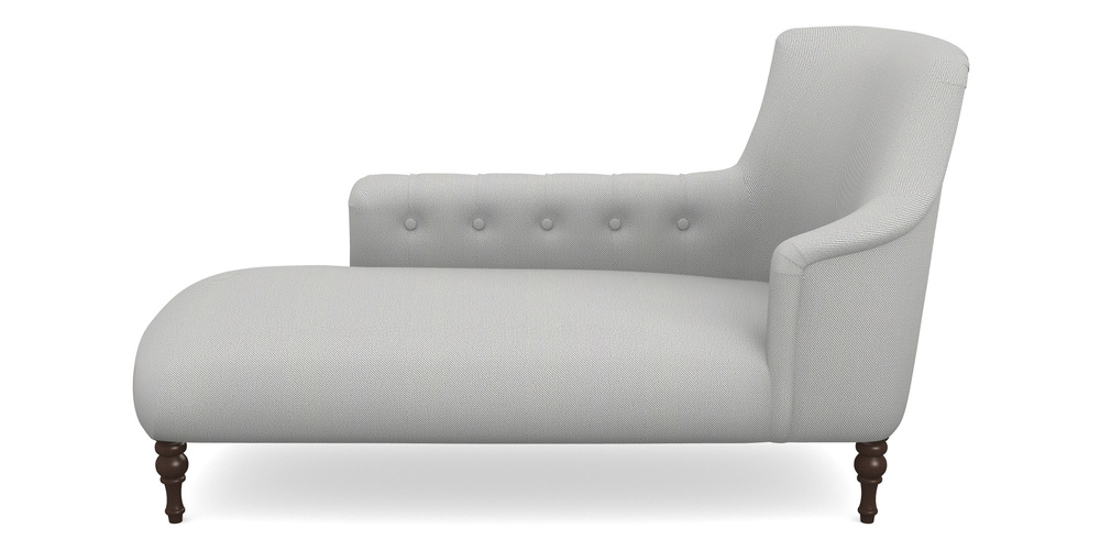 Product photograph of Anglesey Chaise Lhf In Two Tone Plain - Grey from Sofas and Stuff Limited