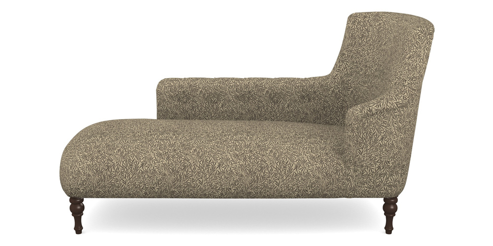 Product photograph of Anglesey Chaise Lhf In V A Drawn From Nature Collection - Willow - Brown from Sofas and Stuff Limited