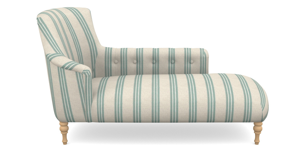 Product photograph of Anglesey Chaise Rhf In Cloth 18 Stripes - Bengal - Basil from Sofas and Stuff Limited