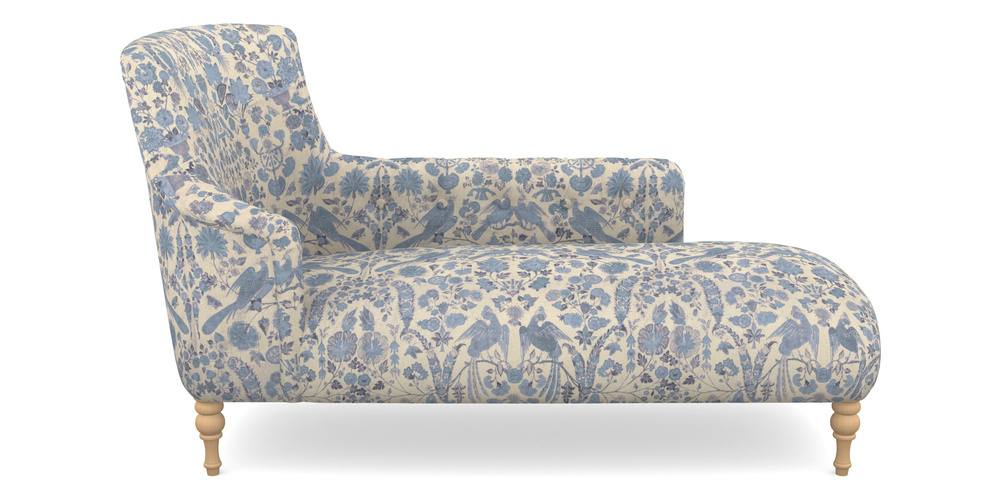 Product photograph of Anglesey Chaise Rhf In V A Brompton Collection - Coromandel - Morning Blue from Sofas and Stuff Limited