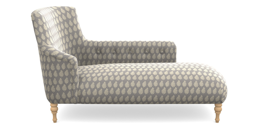 Product photograph of Anglesey Chaise Rhf In Cloth 21 - Oak Leaf - Magnesium from Sofas and Stuff Limited