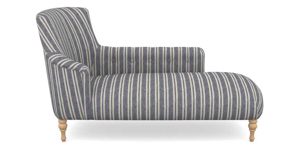 Product photograph of Anglesey Chaise Rhf In Cloth 22 - Barcode - Deep Water from Sofas and Stuff Limited