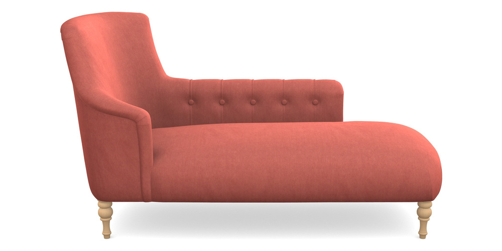 Product photograph of Anglesey Chaise Rhf In Clever Tough And Eco Velvet - Damson from Sofas and Stuff Limited