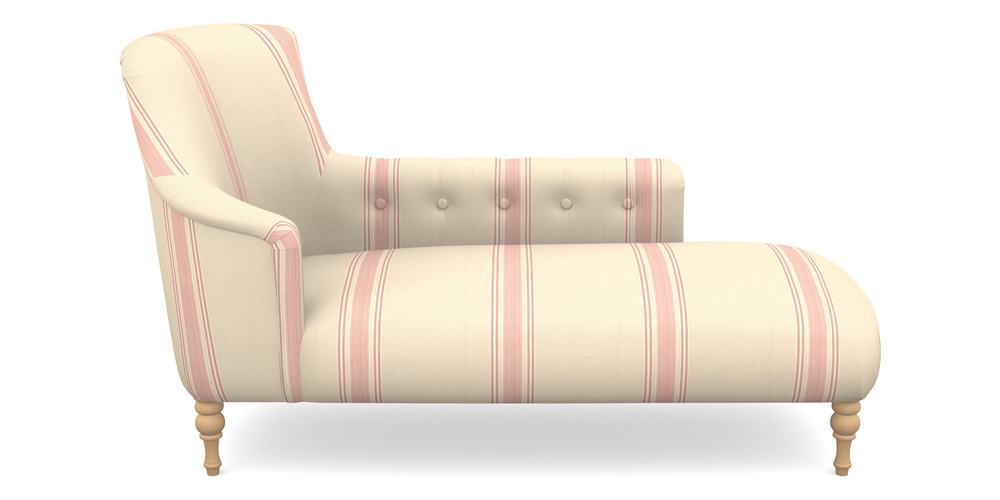 Product photograph of Anglesey Chaise Rhf In Cloth 22 - Racing Stripes Cheltenham - Cherry from Sofas and Stuff Limited