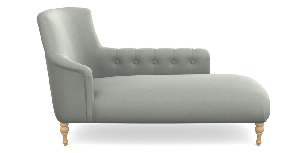 Product photograph of Anglesey Chaise Rhf In House Velvet - Elephant from Sofas and Stuff Limited