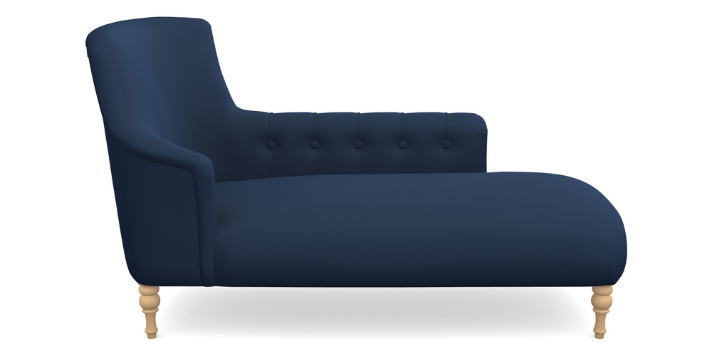 Product photograph of Anglesey Chaise Rhf In House Velvet - Indigo from Sofas and Stuff Limited