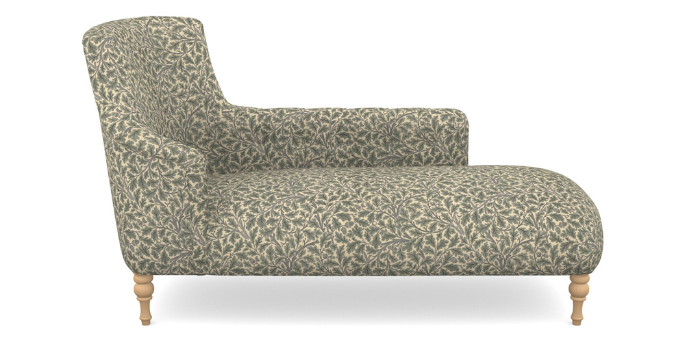 Product photograph of Anglesey Chaise Rhf In V A Drawn From Nature Collection - Oak Tree - Duck Egg from Sofas and Stuff Limited