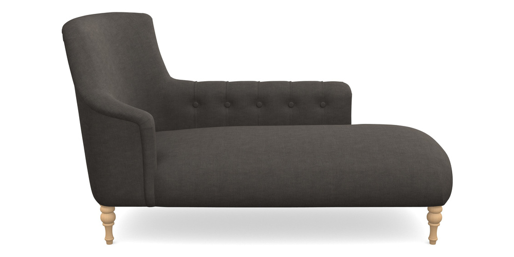 Product photograph of Anglesey Chaise Rhf In Super Soft Velvet - Mocha from Sofas and Stuff Limited