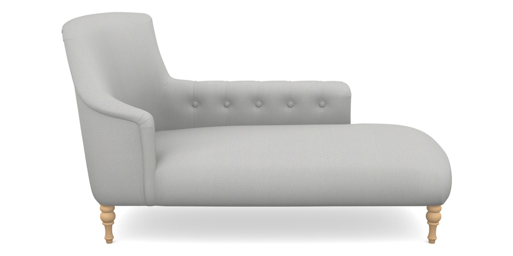 Product photograph of Anglesey Chaise Rhf In Two Tone Plain - Grey from Sofas and Stuff Limited