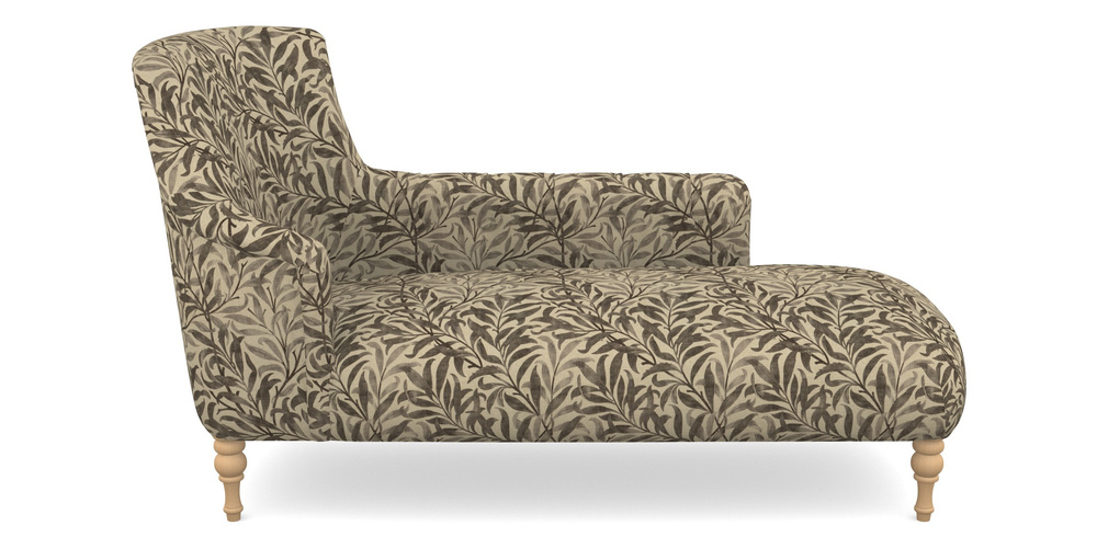 Product photograph of Anglesey Chaise Rhf In V A Drawn From Nature - Willow Bough Large - Brown from Sofas and Stuff Limited