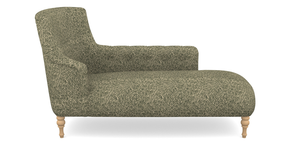 Product photograph of Anglesey Chaise Rhf In V A Drawn From Nature Collection - Willow - Dark Green from Sofas and Stuff Limited