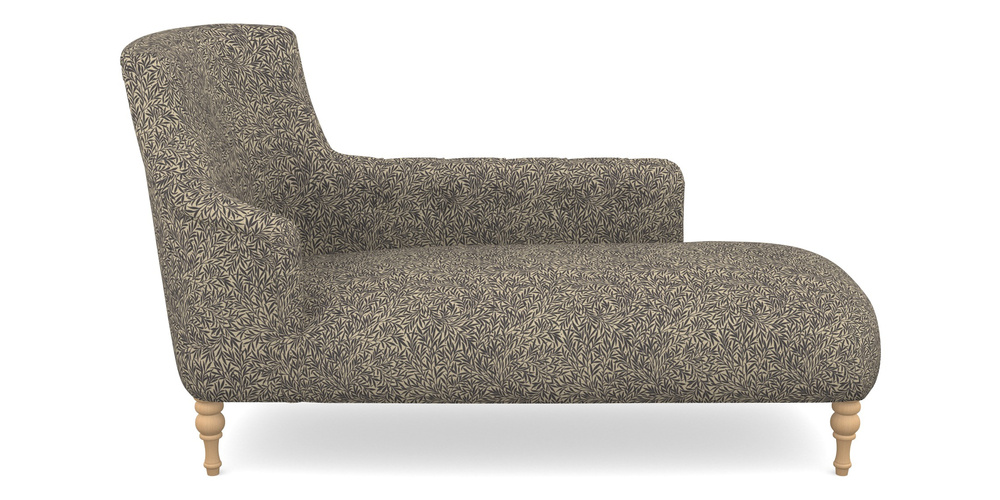 Product photograph of Anglesey Chaise Rhf In V A Drawn From Nature Collection - Willow - Navy from Sofas and Stuff Limited