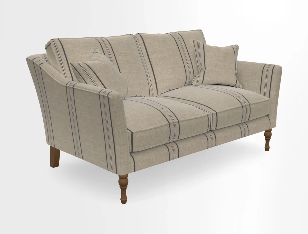 Brunel 3 Seater Sofa in V&A Threads of India Mughal Garden Safari Hunter