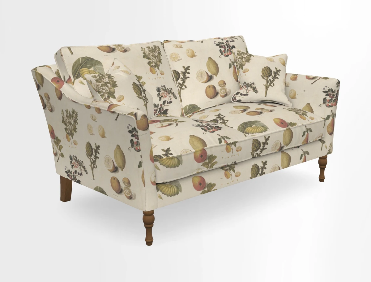 Brunel 3 Seater Sofa in V&A Threads of India Mughal Garden Safari Hunter