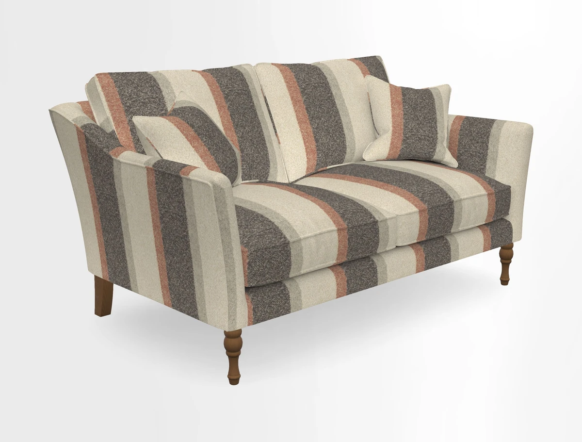 Brunel 3 Seater Sofa in V&A Threads of India Mughal Garden Safari Hunter