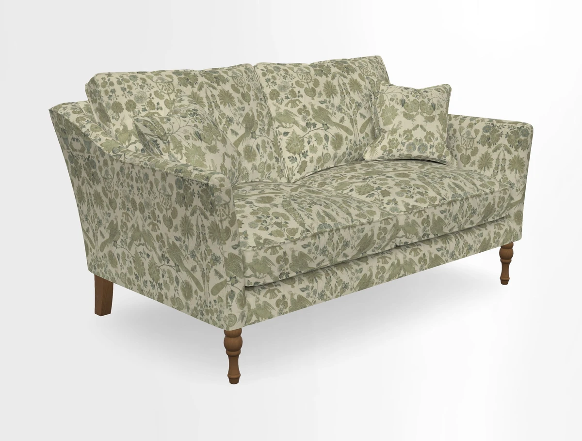 Brunel 3 Seater Sofa in V&A Threads of India Mughal Garden Safari Hunter