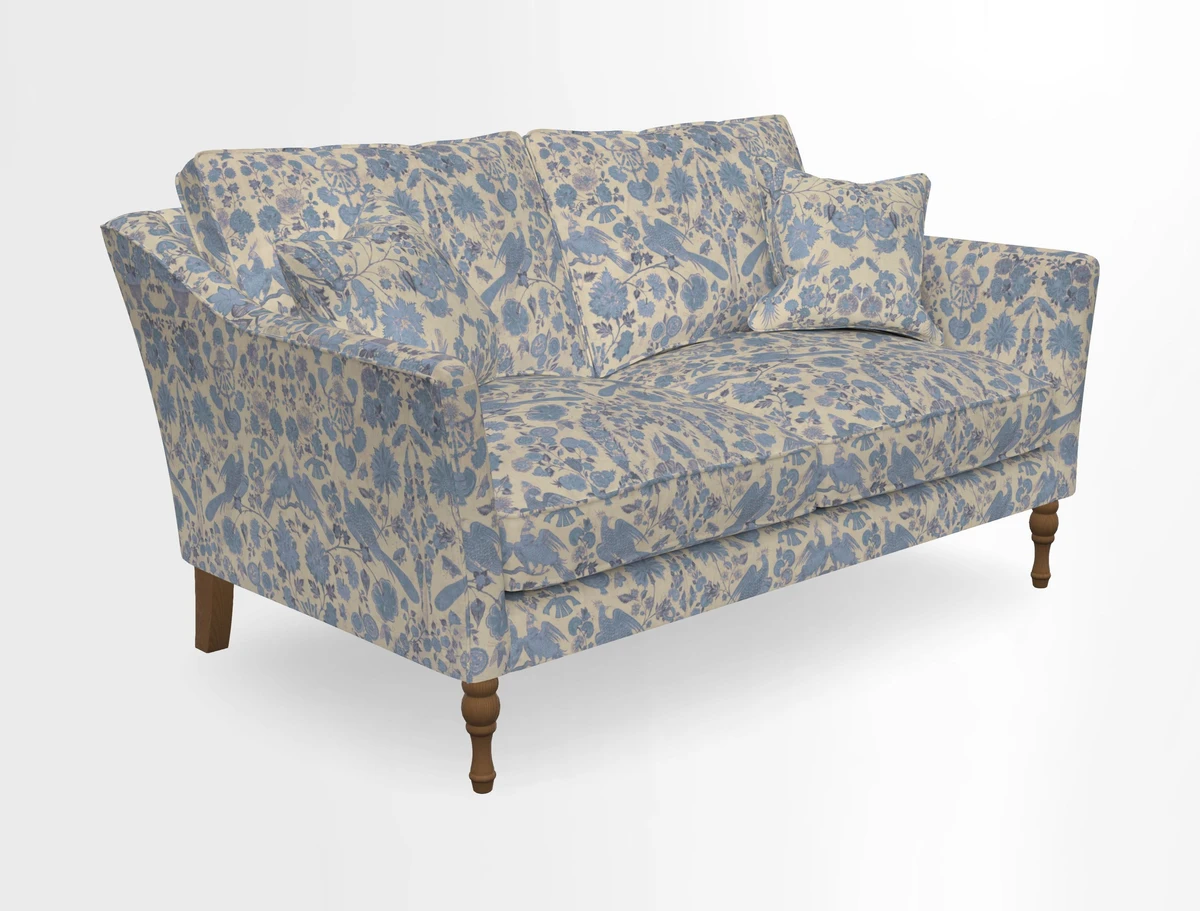 Brunel 3 Seater Sofa in V&A Threads of India Mughal Garden Safari Hunter