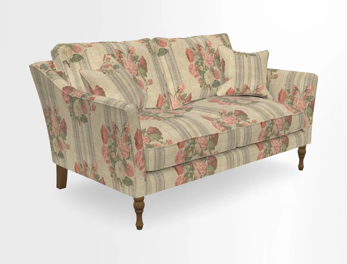 Brunel 3 Seater Sofa in V&A Threads of India Mughal Garden Safari Hunter