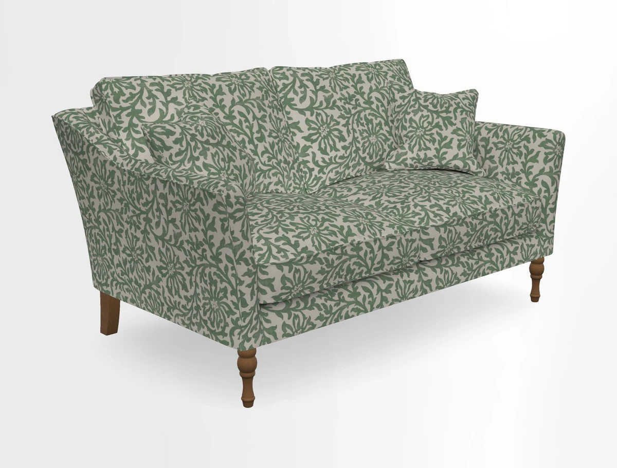 Brunel 3 Seater Sofa in V&A Threads of India Mughal Garden Safari Hunter