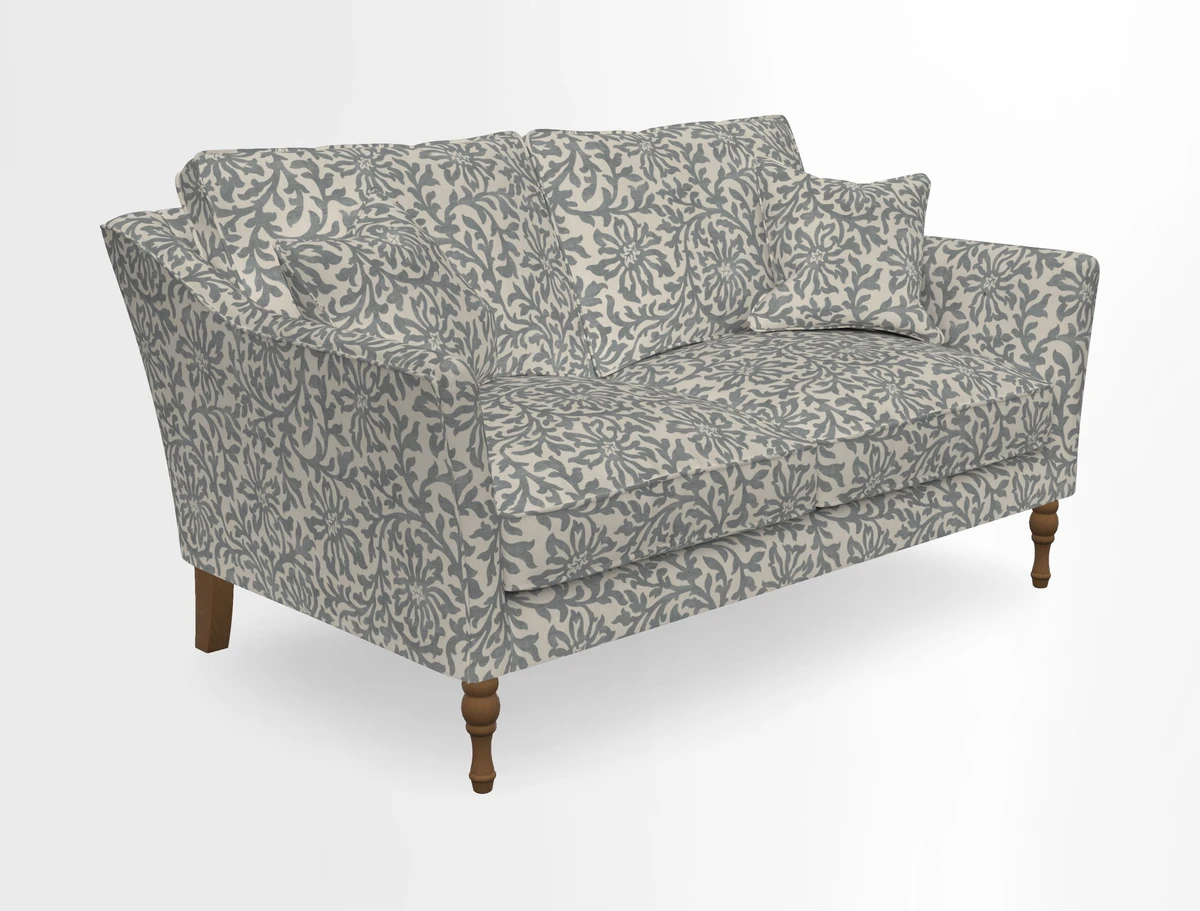 Brunel 3 Seater Sofa in V&A Threads of India Mughal Garden Safari Hunter