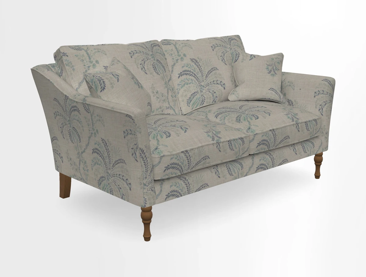 Brunel 3 Seater Sofa in V&A Threads of India Mughal Garden Safari Hunter