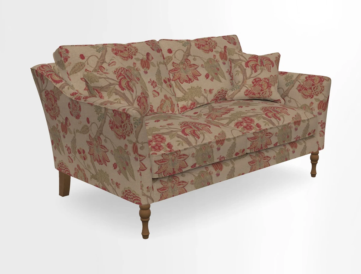 Brunel 3 Seater Sofa in V&A Threads of India Mughal Garden Safari Hunter
