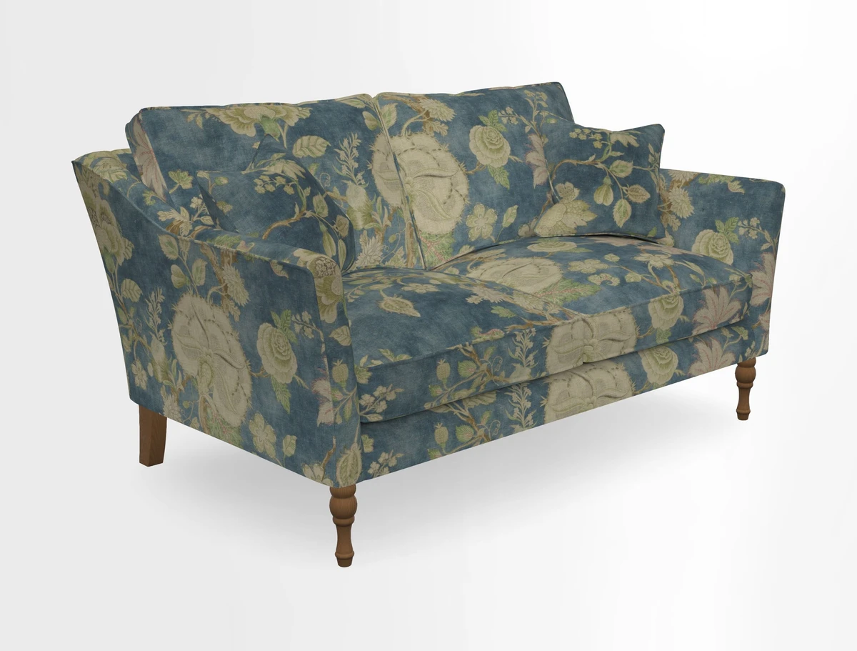 Brunel 3 Seater Sofa in V&A Threads of India Mughal Garden Safari Hunter