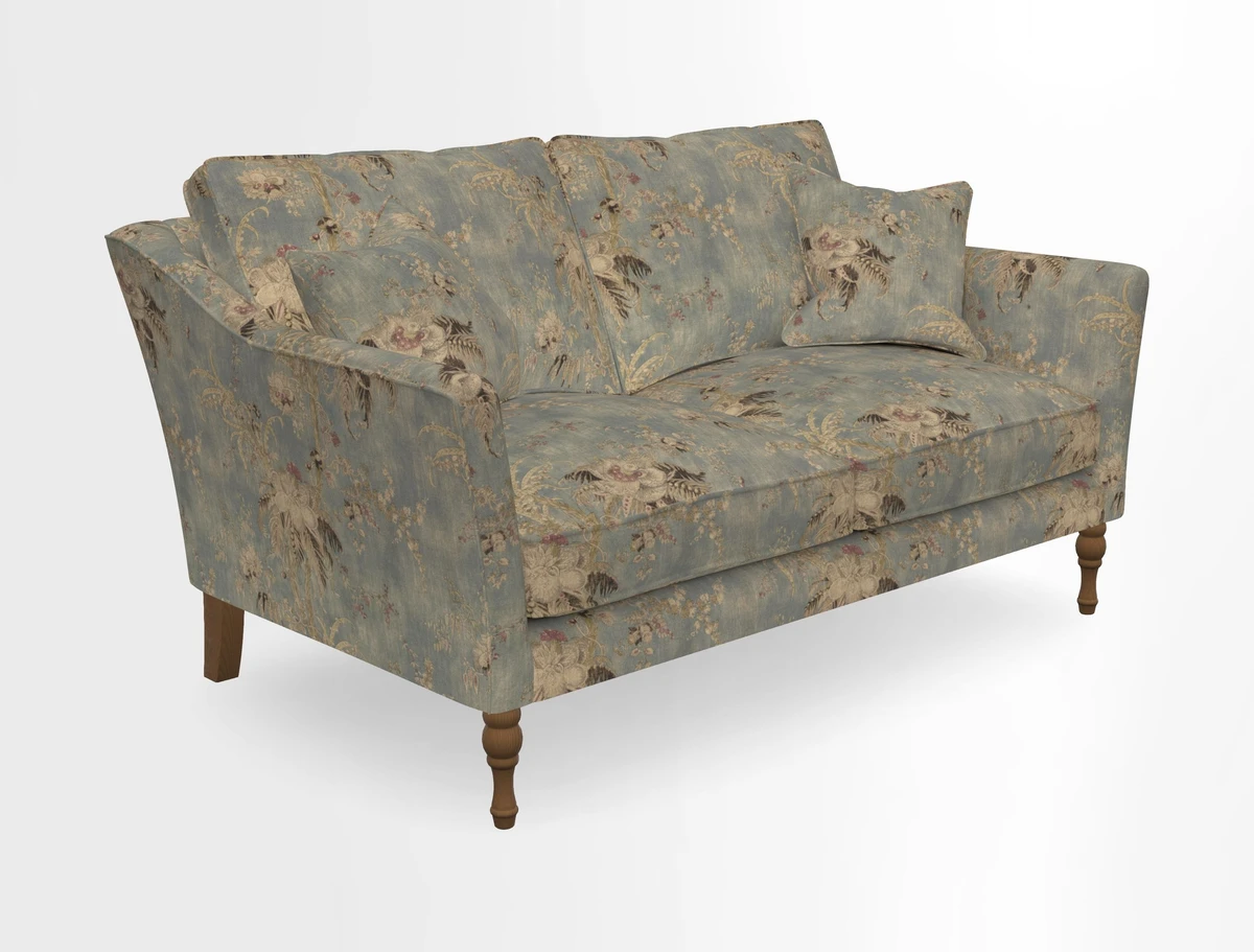 Brunel 3 Seater Sofa in V&A Threads of India Mughal Garden Safari Hunter