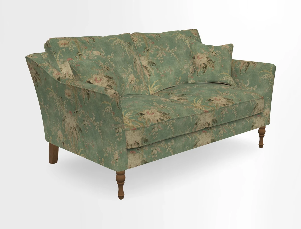 Brunel 3 Seater Sofa in V&A Threads of India Mughal Garden Safari Hunter