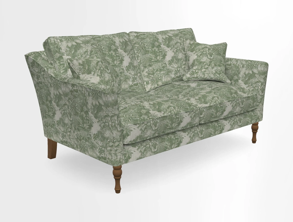 Brunel 3 Seater Sofa in V&A Threads of India Mughal Garden Safari Hunter