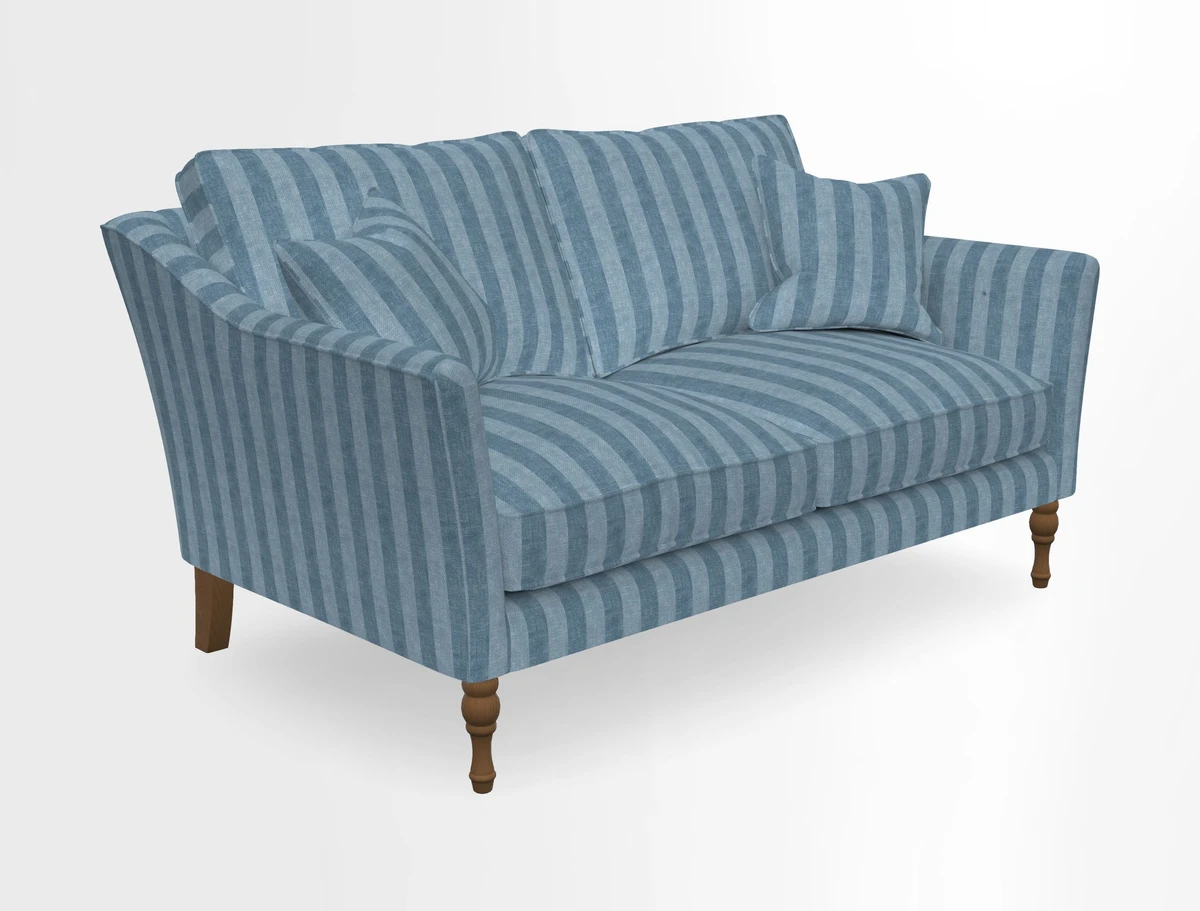 Brunel 3 Seater Sofa in V&A Threads of India Mughal Garden Safari Hunter