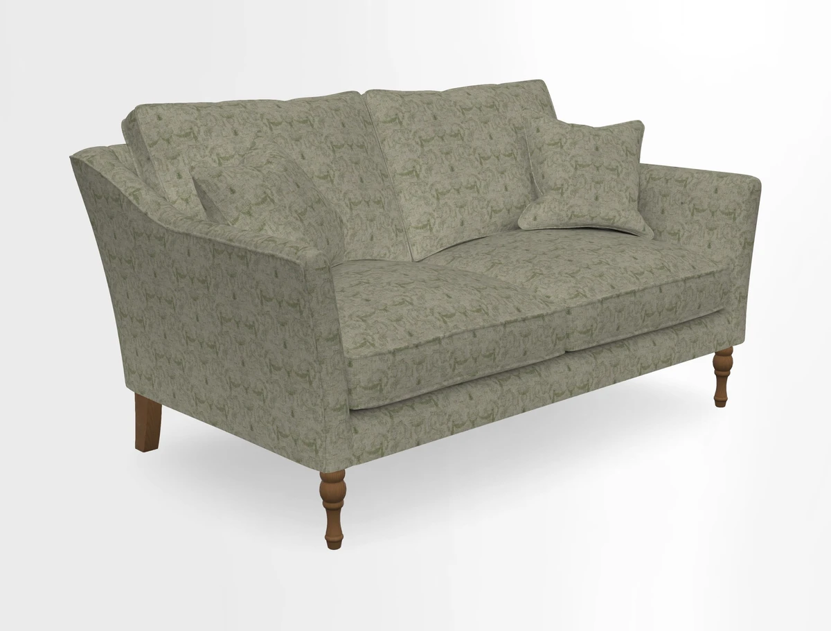 Brunel 3 Seater Sofa in V&A Threads of India Mughal Garden Safari Hunter