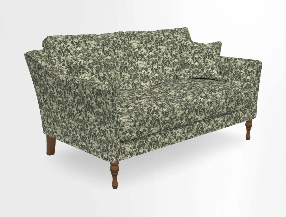Brunel 3 Seater Sofa in V&A Threads of India Mughal Garden Safari Hunter