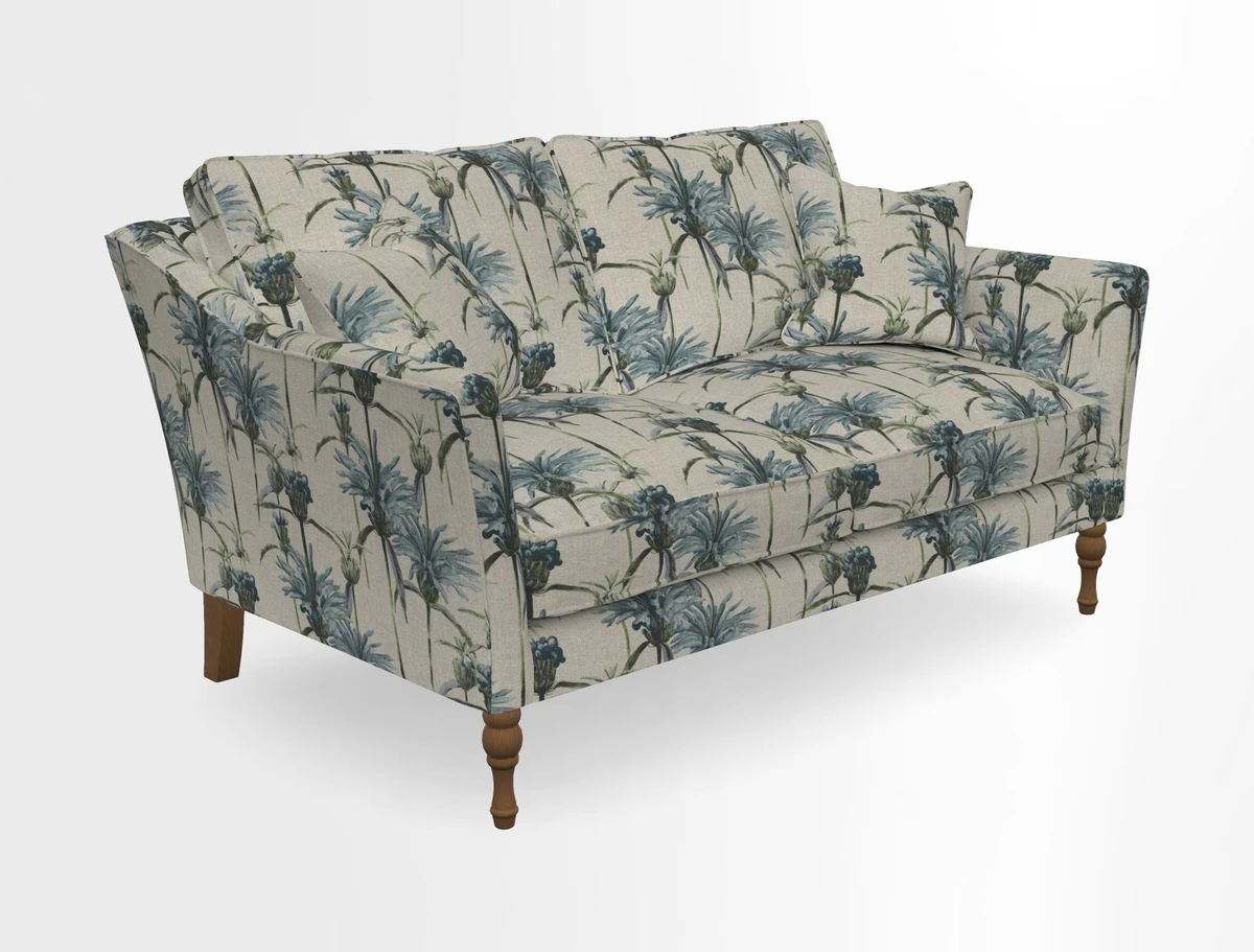Brunel 3 Seater Sofa in V&A Threads of India Mughal Garden Safari Hunter